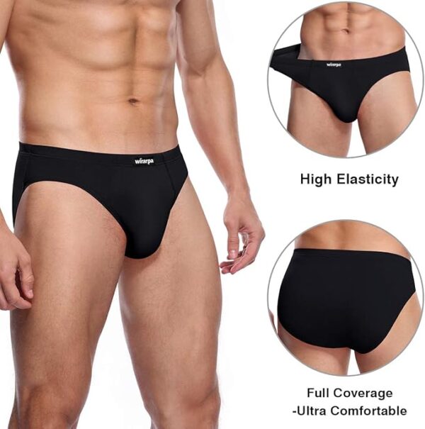 Limited time deal-41% wirarpa Men's Underwear Modal Microfiber Briefs No Fly Covered - Image 2