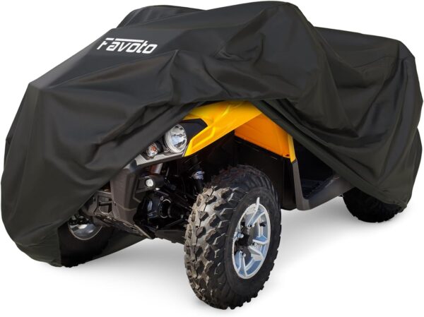 Limited time deal-50% Favoto ATV Cover Waterproof Outdoor - Heavy Duty 4 Wheeler Cov