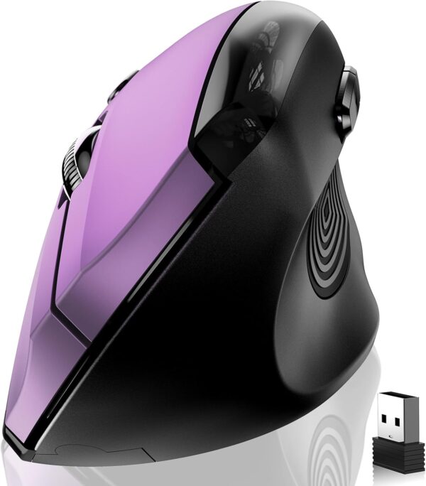 Limited time deal-50% memzuoix Ergonomic Mouse Wireless,2.4G Optical Cordless Mice with 800/120