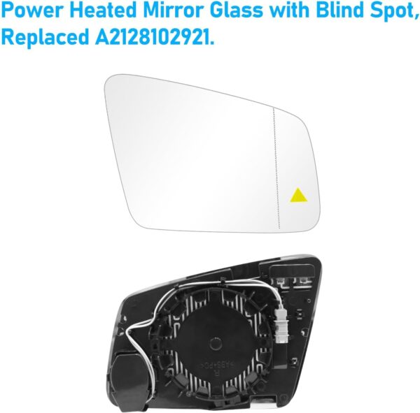 Limited time deal-50% TTCR-II for Mercedes Benz C Class Side Mirror Glass 2012-2014, for - Image 4