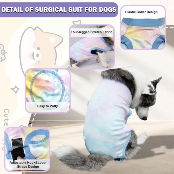 Limited time deal-50% Dog Surgery Recovery Suit, Surgical Recovery Suit for Dog Male Fe - Image 4