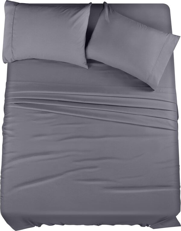 Limited time deal-50% Utopia Bedding Queen Bed Sheets Set - 4 Piece Bedding - Brushed