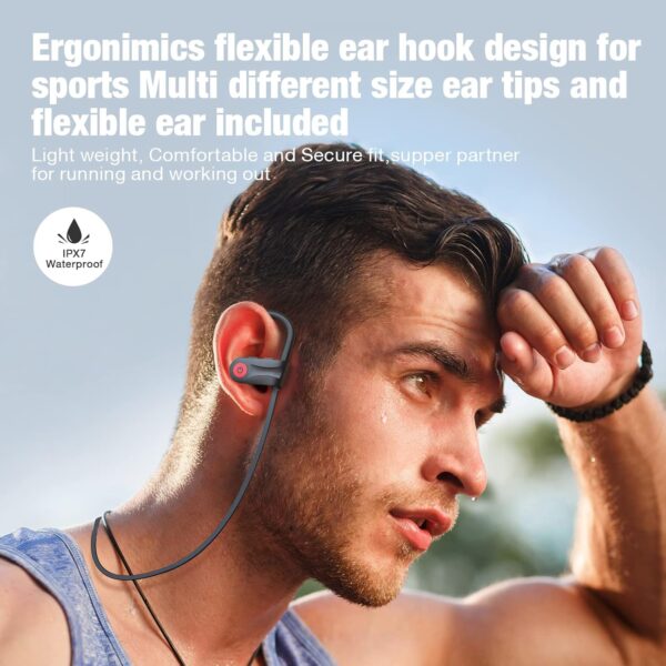 Limited time deal-45% Boean Bluetooth Headphones, Wireless Headphones with 16 Hours - Image 2