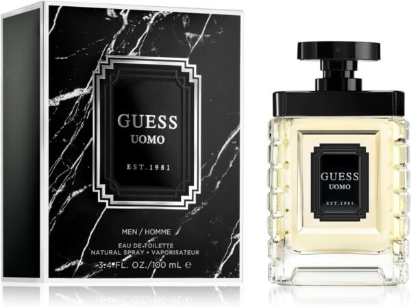Limited time deal-30% GUESS UOMO Eau de Toilette, 3.4 Fl Oz