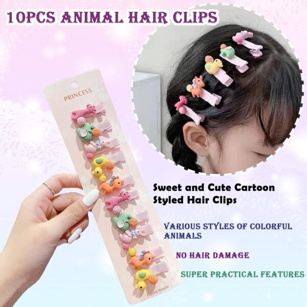 Limited time deal-50% 153 Pcs Hair Accessories for Girls - Bows, Baby Hair Clips, Cute Barre - Image 4