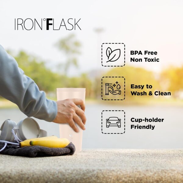 Limited time deal-52% IRON °FLASK Classic Tumbler 2.0-2 Lids (Straw/Flip), Vacuum Insula - Image 3