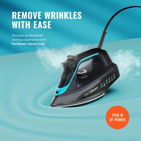 Limited time deal-42% Pursteam World's Best Steamers SteamBurst+ 1750W Steam Iron, - Image 2