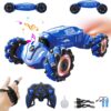 Limited time deal-50% Upgraded Hand Gesture Sensing RC Stunt Car with Lights Music, Sp