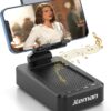 Limited time deal-40% Cell Phone Stand with Wireless Bluetooth Speaker and Anti-Slip Bas