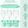 Limited time deal-55% Ice Cube Tray for stanley-cup, Upgraded Silicone Ice Cube Tray for - Image 3