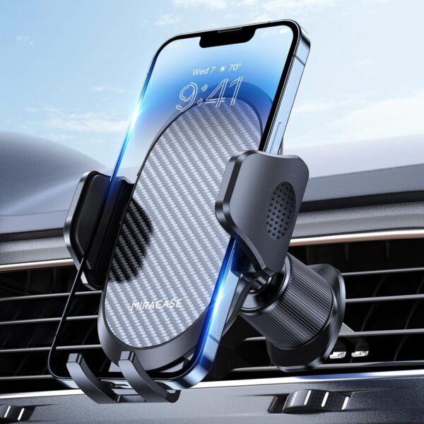 Limited time deal-45% Miracase Phone Holders for Your Car with Metal Hook Clip, Air Vent