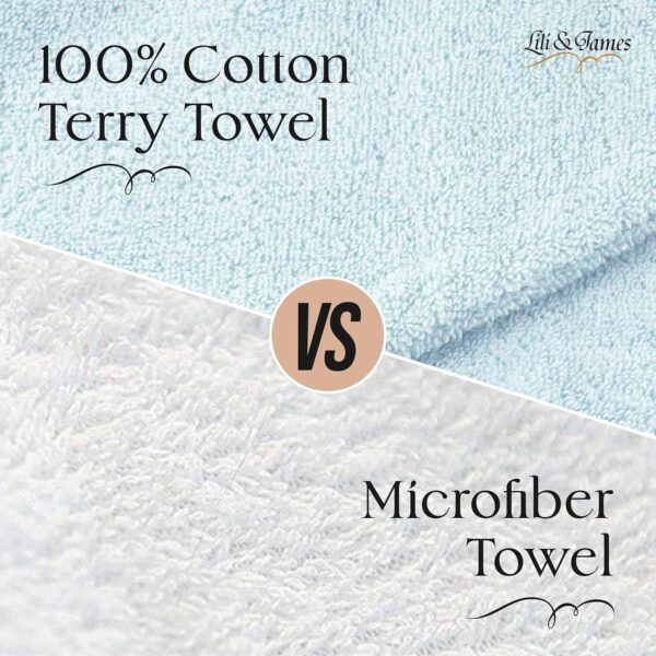Limited time deal-50% Cotton Hair Towel Wrap for Women/Kids | Quick Dry, Soft & Absorbent 420-GS - Image 2