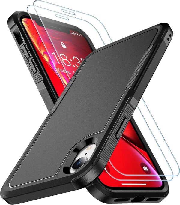 Big Spring Deal-47% SPIDERCASE for iPhone XR Case, [10 FT Military Grade Drop Protection] [Non-Slip
