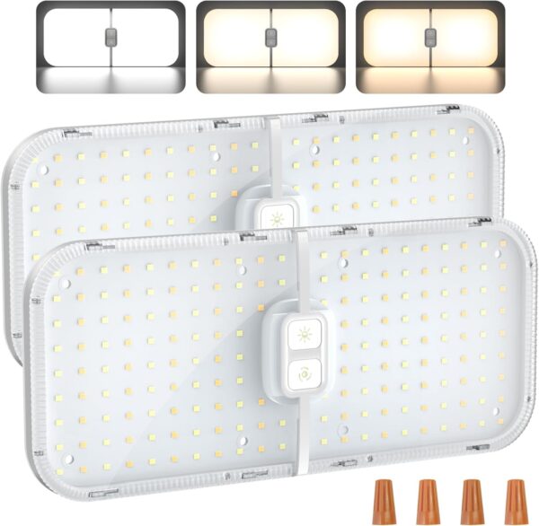 Limited time deal-64% off RV Lights Interior, 3-Color RV Led Lights Interior 12v,Super Bright 204 LEDs