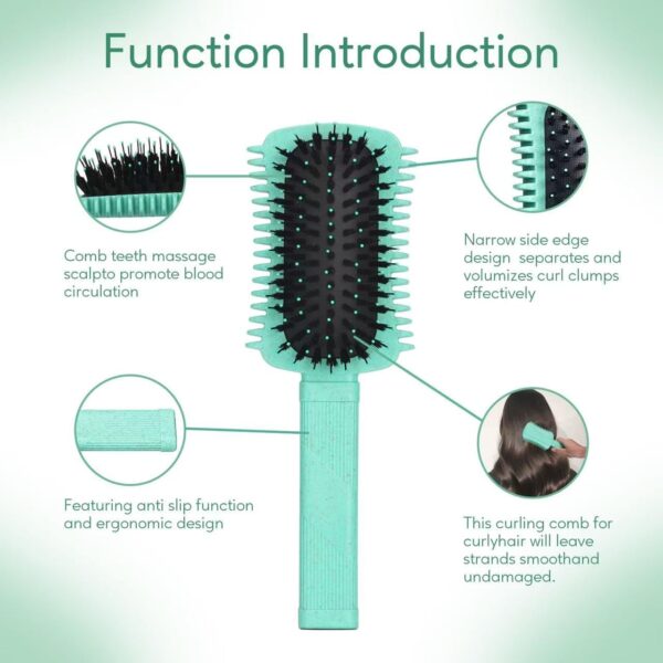 Limited time deal-49% off Curly Hair Brush Defining, Volume Curl Defining Brush for Effortlessly Detang - Image 2