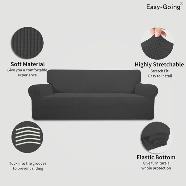 Limited time deal-48% off Easy-Going Stretch Sofa Slipcover 1-Piece Sofa Cover Furniture Protector Co - Image 3