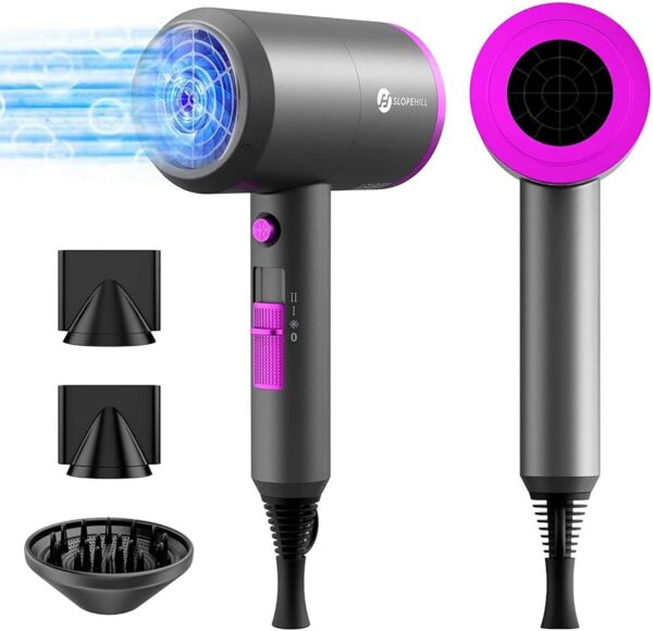 Limited time deal-53% off Slopehill Professional Ionic Hair Dryer, Powerful 1800W Fast Drying Low Nois