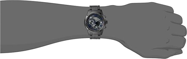 Limited time deal-40% off GUESS Men's Stainless Steel Gunmetal Chronograph Bracelet Watch - Image 2