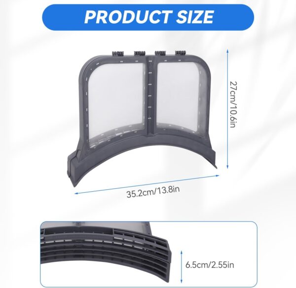 Limited time deal-50% off Upgraded 5304513574 Dryer Lint Trap Filter: Dryer Lint Screen Filter Trap Ass - Image 2