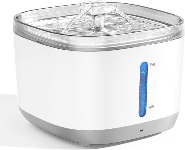 Limited time deal-71% off Wireless Cat Water Fountain, Cordless & Battery Operated Pet Water Founta