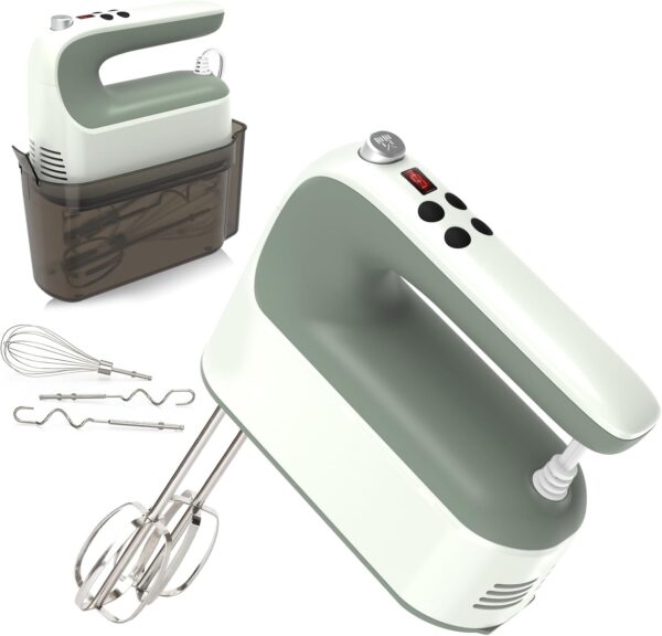 Limited time deal-41% off 9-Speed Digital Hand Mixer Electric, 400W DC Motor, Hand Mixer electric
