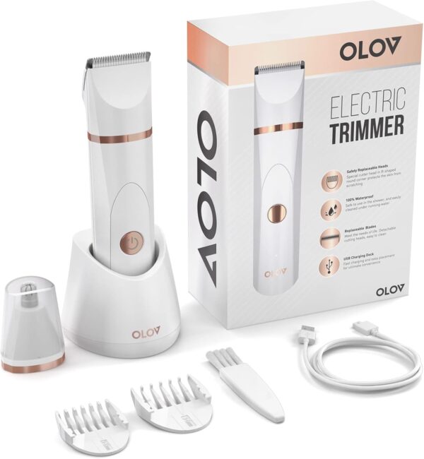 Limited time deal-50% off OLOV Electric Body Hair Trimmer - Groin Trimmer for Men - Bikini Trimmer - Image 2