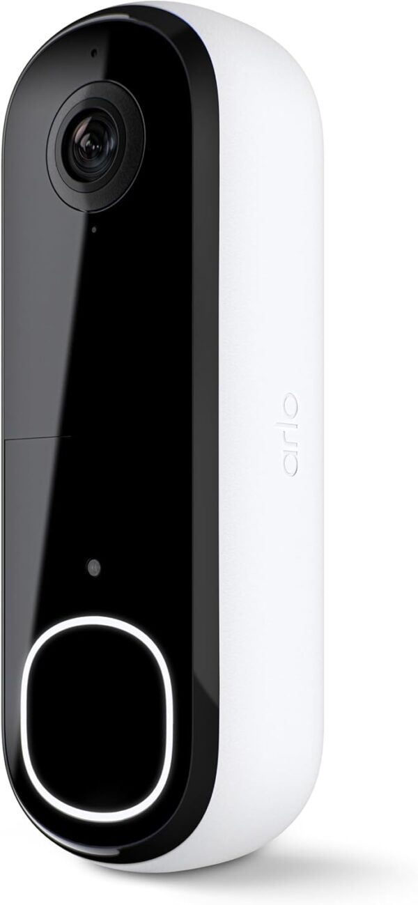 Limited time deal-54% off Arlo Video Doorbell 2K | 2nd Gen | Wire-Free/Wired Option, 2-Way Audio,