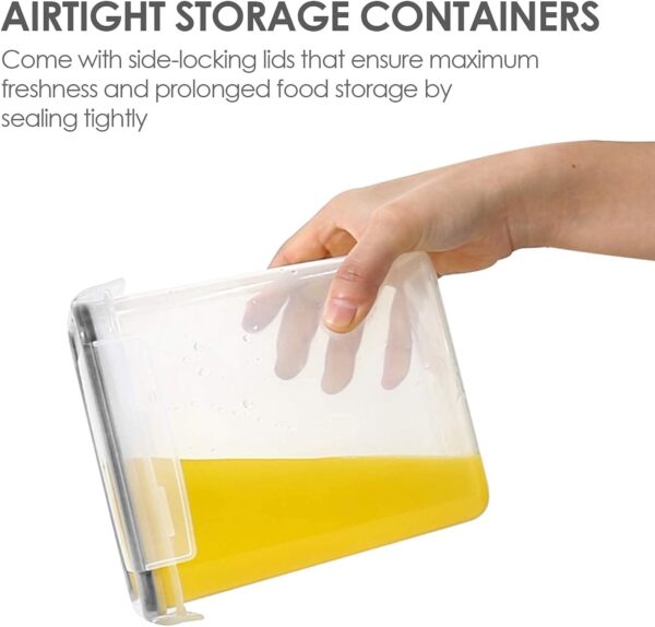Limited time deal-44% off Airtight Food Storage Containers with Lids, Vtopmart 24 pcs Plastic Kitchen - Image 3