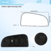 Limited time deal-62% Passenger Side Lower Mirror Glass Compatible with 68067730AA 2009-2020 - Image 4