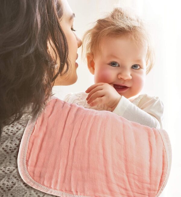 Limited time deal-50% off MUKIN Baby Burp Cloths and Burping Cloths,Soft Absorbent for Boys Girls,5 - Image 2