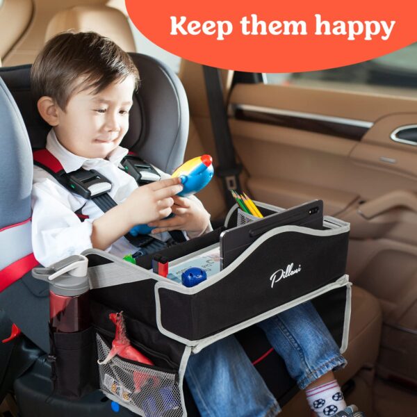 Limited time deal-44% off PILLANI Kids Travel Tray for Car - Car Seat Tray for Kids Travel, Road Trip - Image 4