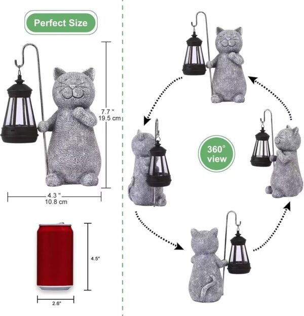 Limited time deal-50% off Qeeman Garden Decor Solar Statues: Mothers Day Birthday Gifts for Mom - Image 2