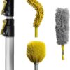 Limited time deal-56% off DOCA Telescoping Pole 7-30 Ft - Extension Pole for Cleaning, Feather Duster