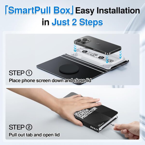 Limited time deal-45% off SMARTDEVIL 3 Pack Screen Protector for iPhone 16, Bubble-and-Dust-Free - Image 4