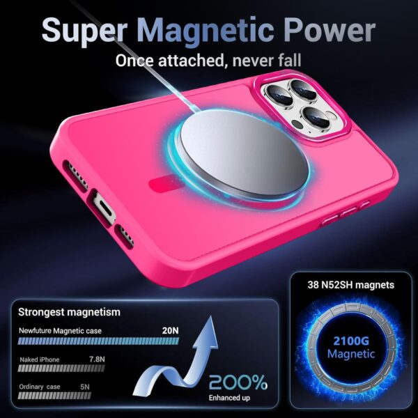 Limited time deal-43% off Designed for iPhone 16 Pro Max Case with Magnetic [13 FT Military Drop - Image 4