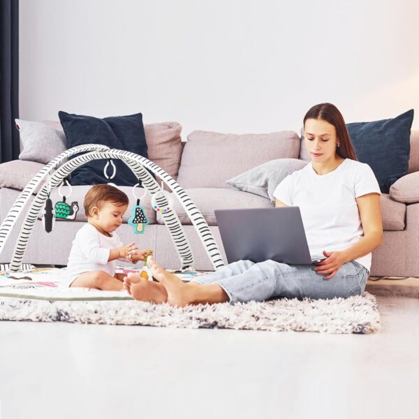 Limited time deal-45% off Baby Play Mat Tummy Time Mat with Exclusive Foldable Design, Stage-Base - Image 2