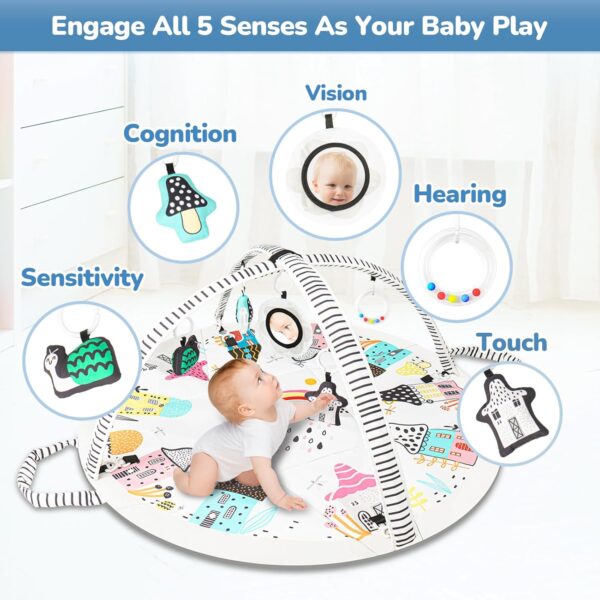 Limited time deal-45% off Baby Play Mat Tummy Time Mat with Exclusive Foldable Design, Stage-Base - Image 3