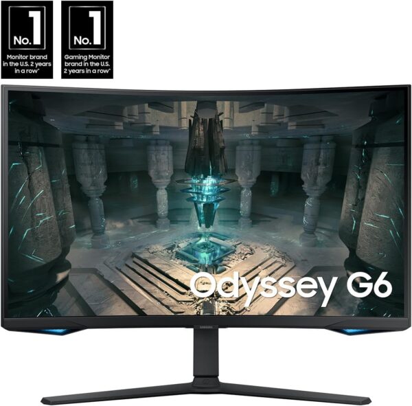 Limited time deal-50% off SAMSUNG 32" Odyssey QHD G65B Curved Gaming Monitor, 240Hz, 1ms (G - Image 2