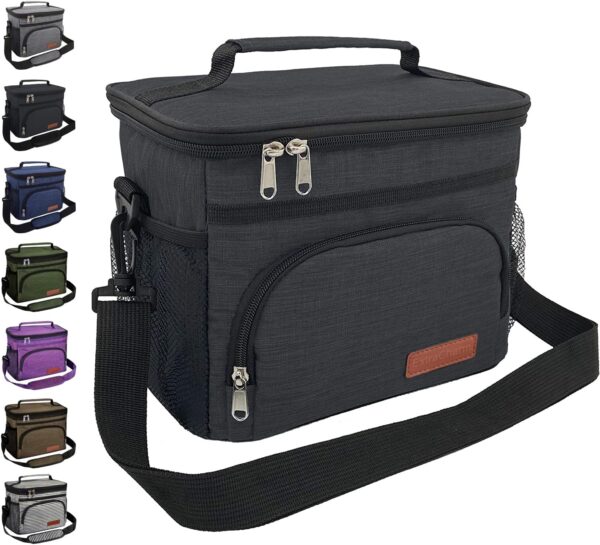 Limited time deal-42% off ExtraCharm Insulated Lunch Bag for Women/Men - Reusable Lunch Box for