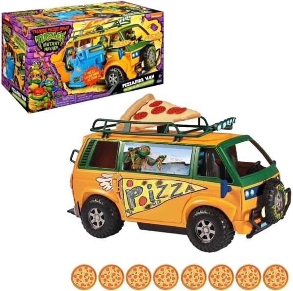 Limited time deal-61% off Teenage Mutant Ninja Turtles: Mutant Mayhem Pizza Fire Delivery Van by