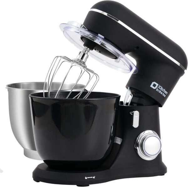Limited time deal-45% off Kitchen in the box Stand Mixer, 4.5QT+5QT Two bowls Kitchen Mixer, Matte