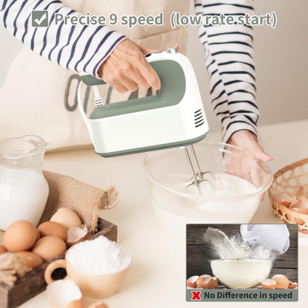 Limited time deal-41% off 9-Speed Digital Hand Mixer Electric, 400W DC Motor, Hand Mixer electric - Image 3