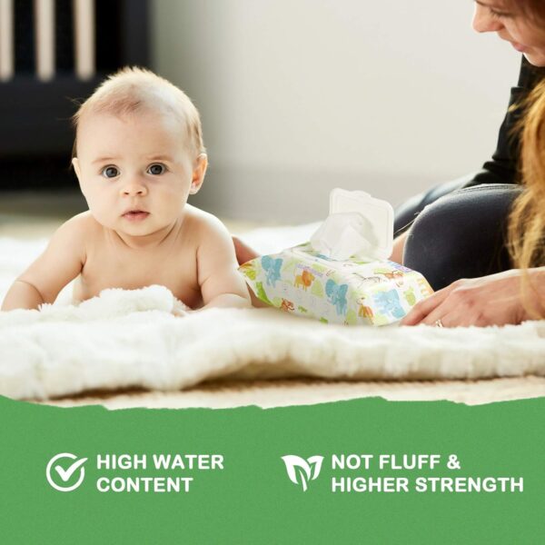 Limited time deal-16% off HAPPY BUM Sensitive Water Baby Diaper Wipes, Baby Wipes, Unscented, 4 - Image 4