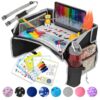 Limited time deal-44% off PILLANI Kids Travel Tray for Car - Car Seat Tray for Kids Travel, Road Trip