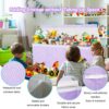 Limited time deal-50% off Extra Large Toy Box, Toy Storage Organizer with Lid, Oxford Fabric Collapsibl - Image 3