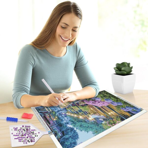Limited time deal-50% off JOOZ Large Diamond Painting Kits for Adults DIY 5D City Street Diamond Ar - Image 4