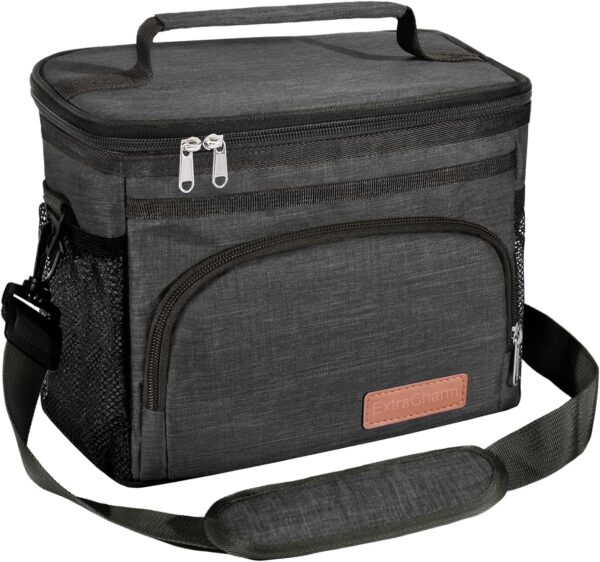 Limited time deal-42% off ExtraCharm Insulated Lunch Bag for Women/Men - Reusable Lunch Box for - Image 2