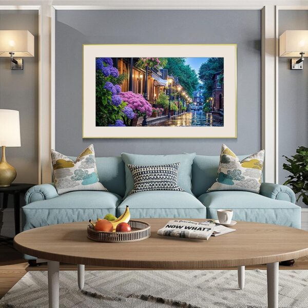 Limited time deal-50% off JOOZ Large Diamond Painting Kits for Adults DIY 5D City Street Diamond Ar - Image 3