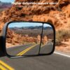 Limited time deal-62% Passenger Side Lower Mirror Glass Compatible with 68067730AA 2009-2020 - Image 2