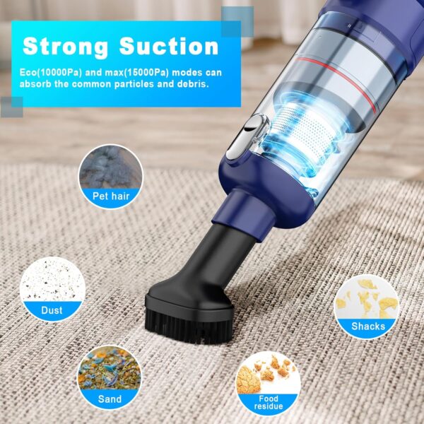 Limited time deal-80% off Handheld Vacuum Cordless - Car Vacuum Cleaner with Brushless Motor, 150 - Image 4